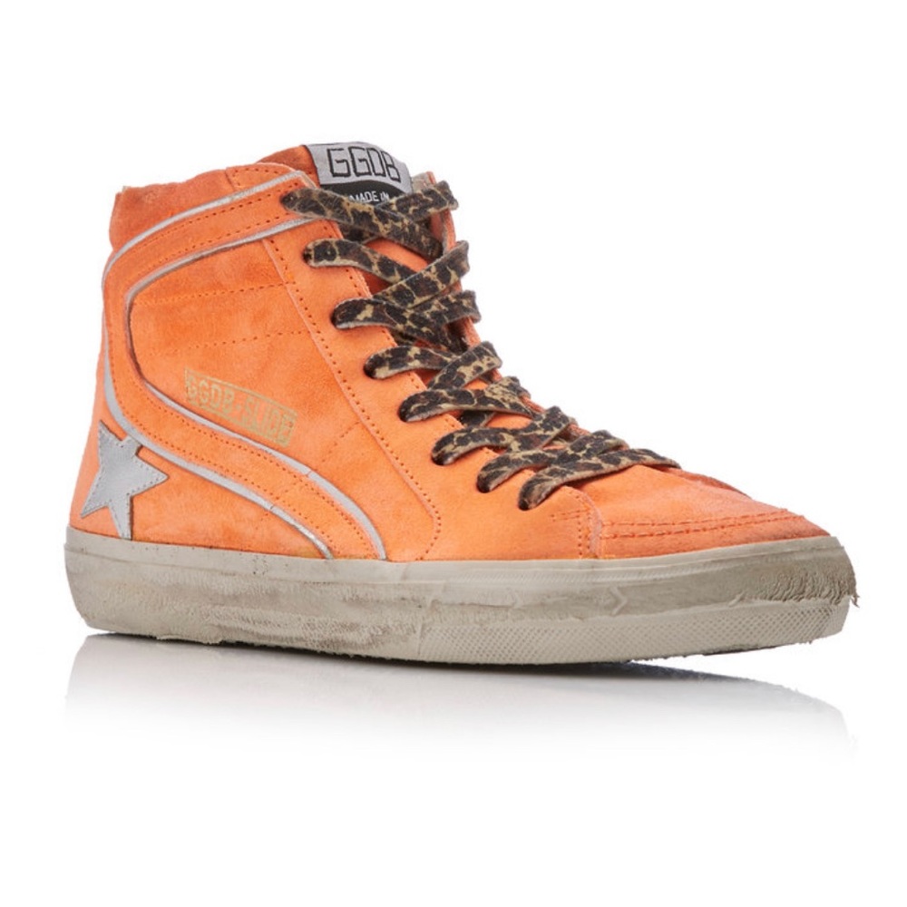 Golden Goose
Slide Embellished Suede High-Top Sneakers